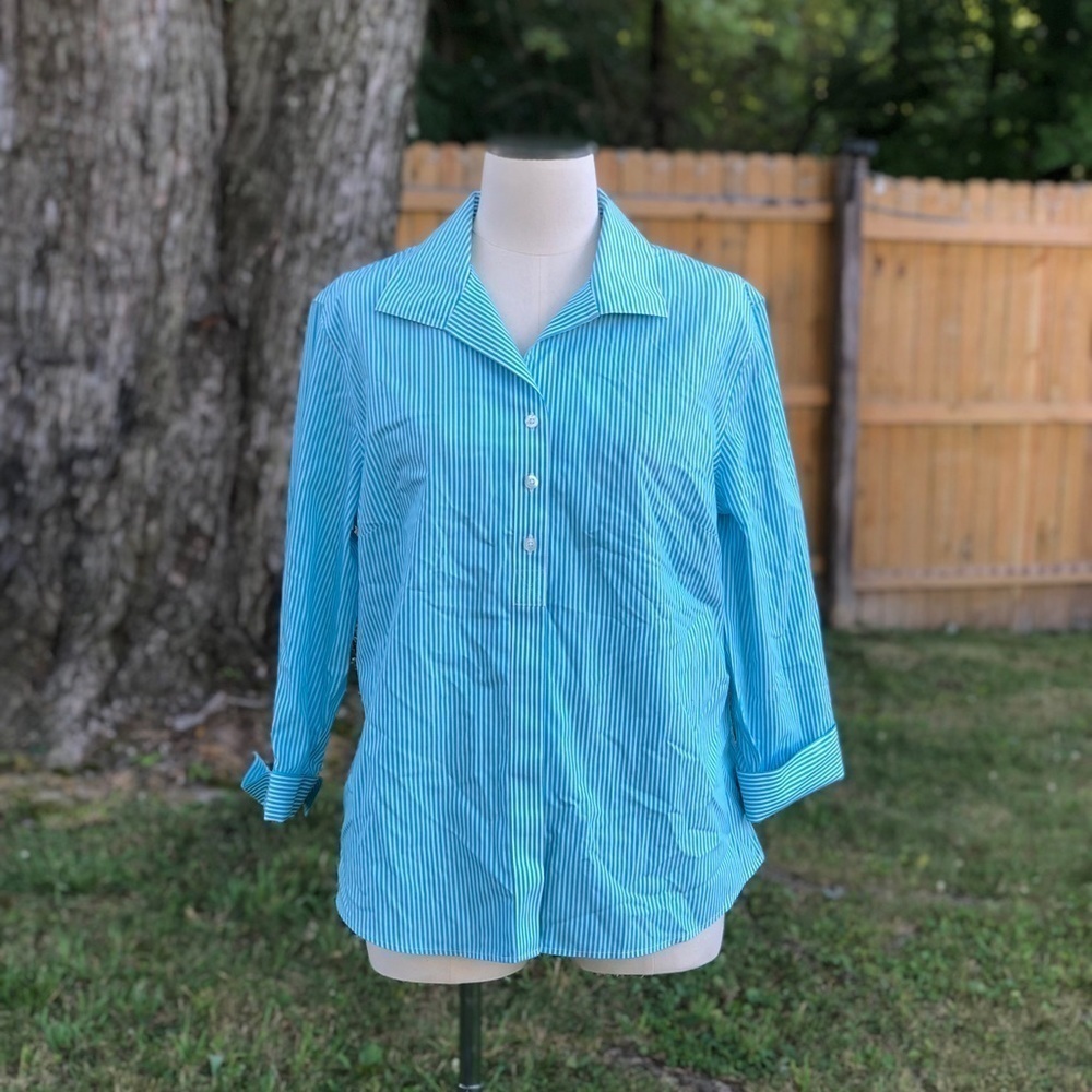 CHICO'S Size 2X Womens Button Down